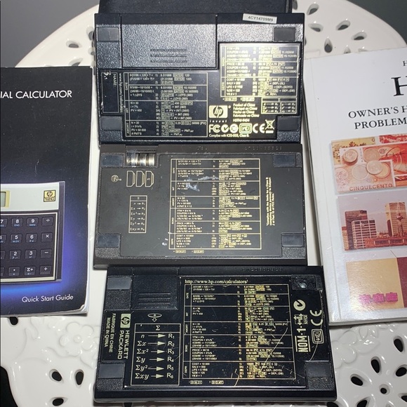 HP 12C Financial Calculator with Black and Gold Accents - Picture 5 of 10